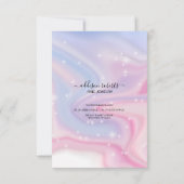 ピンクエステティックジュエリー気に サンキューカード (裏面)