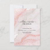 ピンクエステティックジュエリー気に サンキューカード (裏面)