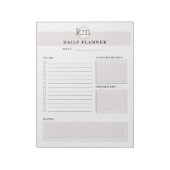 ピンクエステティックプロフェッショナルプランナーテンプレート ノートパッド (回転)