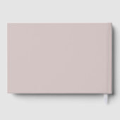 ピンクエッフェルタワーウェディングデイゲストブック ゲストブック (裏面)