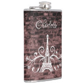 ピンクエッフェルタワーグランジフラスコ フラスク (右)