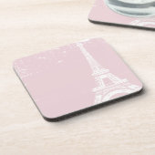 ピンクエッフェルタワーコルクコースター コースター (左側)