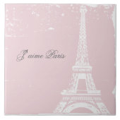 ピンクエッフェルタワータイル&トライベット タイル (正面)