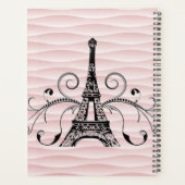 ピンクエッフェルタワーフローリッシュプランナー プランナー手帳 (裏面)