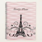 ピンクエッフェルタワーフローリッシュプランナー プランナー手帳 (正面)