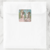 ピンクエドガー・デガのダンサー スクエアシール (バッグ)