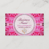 ピンクエネルギーニューエイジホリスティック名刺 名刺 (裏面)