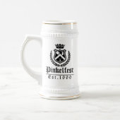 ピンクエフェストロゴ ビールジョッキ (左)