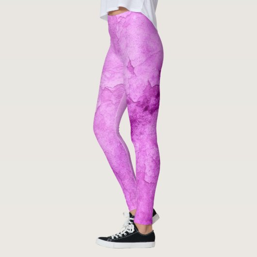 ピンクエモガールハートレグランジーブレギンス レギンス (左)