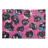 ピンクエモスカルホーム&リビングベッドピラロケース 枕カバー (裏面)