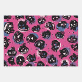 ピンクエモスカル事務所&スクールのプロモーション ラッピングペーパーシート (正面2)