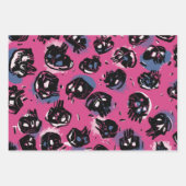 ピンクエモスカル事務所&スクールのプロモーション ラッピングペーパーシート (正面)