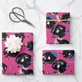 ピンクエモスカル事務所&スクールのプロモーション ラッピングペーパーシート