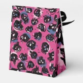 ピンクエモスカル工芸品とパーティー用品パッケージ フェイバーボックス (裏面サイド)