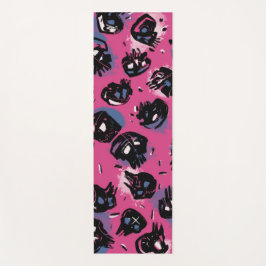 ピンクエモスカル玩具ゲームアウトドア ヨガマット