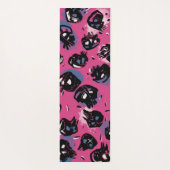 ピンクエモスカル玩具ゲームアウトドア ヨガマット (裏面)