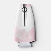 ピンクエレガンスエクセシションパーティー招待状 ボトルクーラー (裏面)