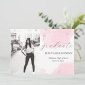 ピンクエレガンスエクセシションパーティー招待状 案内状 (スタンド正面)