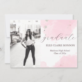 ピンクエレガンスエクセシションパーティー招待状 案内状