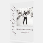 ピンクエレガンス卒業パーティー アクリルサイン (傾斜)