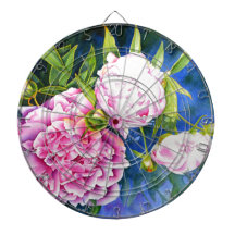 ピンクエレガントがかった白クラシックの水色フローラ