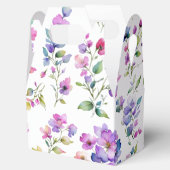 ピンクエレガントがかった紫色の水色の野花 フェイバーボックス (オープン)