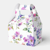 ピンクエレガントがかった紫色の水色の野花 フェイバーボックス (正面サイド)