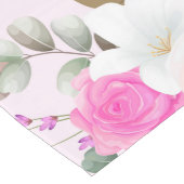 ピンクエレガントがかった紫 ミディアムテーブルランナー (コーナー)