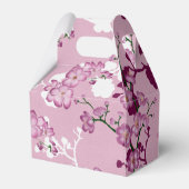 ピンクエレガントさくらんぼブライダルシャワー フェイバーボックス (裏面サイド)