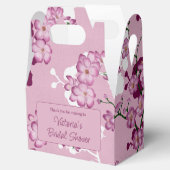 ピンクエレガントさくらんぼブライダルシャワー フェイバーボックス (オープン)
