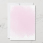 ピンクエレガントさくらんぼブロッサム幾何学的クインセアニラ セーブザデート (裏面)