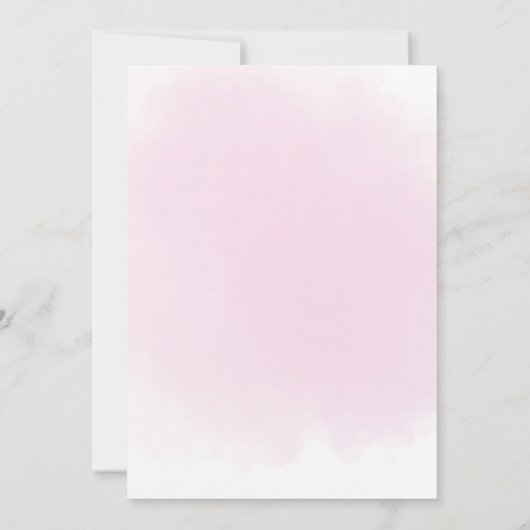 ピンクエレガントさくらんぼブロッサム幾何学的クインセアニラ セーブザデート (裏面)