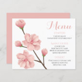 ピンクエレガントさくらんぼブロッサム結婚フローラブライダル (正面/裏面)