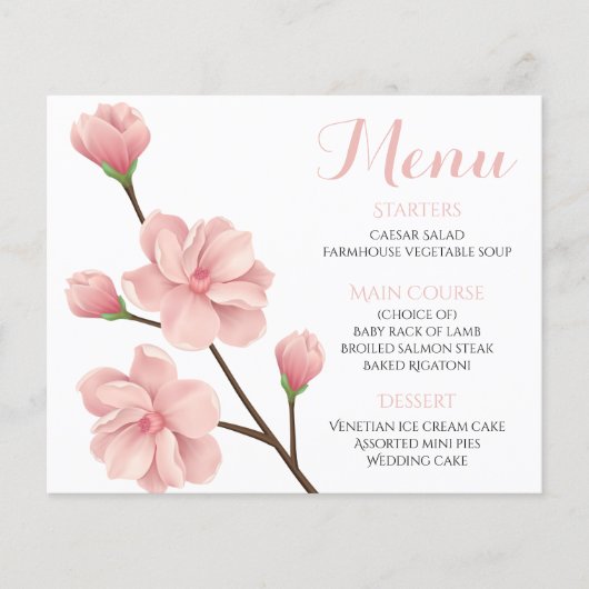 ピンクエレガントさくらんぼブロッサム結婚フローラブライダル (正面)