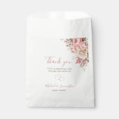 ピンクエレガントとアイボリーバラ結婚ズ フェイバーバッグ (正面)