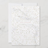 ピンクエレガントとグレーの記念日招待状 招待状 (裏面)