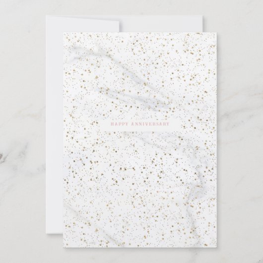 ピンクエレガントとグレーの記念日招待状 招待状 (裏面)