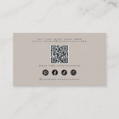 ピンクエレガントとグレーラッシュエクステンション美しいサロン 名刺 (裏面)