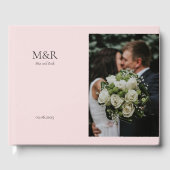 ピンクエレガントとブラック結婚ズ ゲストブック (正面)