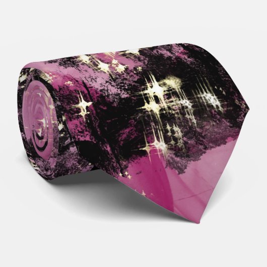 ピンクエレガントとブラック結婚ズ ネクタイ (ロール)