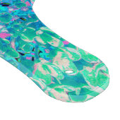 ピンクエレガントとブルーのライムライトアジサイ カッティングボード (角)