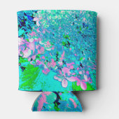 ピンクエレガントとブルーのライムライトアジサイ 缶クーラー (裏面)