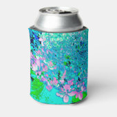 ピンクエレガントとブルーのライムライトアジサイ 缶クーラー (缶裏面)