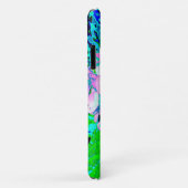 ピンクエレガントとブルーのライムライトアジサイ Case-Mate iPhoneケース (裏面/右)