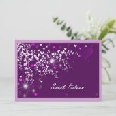 ピンクエレガントとマウーブのSweet sixteen招待状 招待状 (スタンド正面)