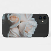 ピンクエレガントと白のバラの写真 Case-Mate iPhoneケース (裏面(横))