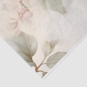 ピンクエレガントと白のフローラ結婚式 薄葉紙 (詳細)