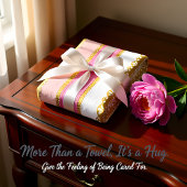 ピンクエレガントと白の金ゴールドストライプ バスタオルセット