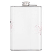 ピンクエレガントと紫のさくらんぼ フラスク (裏面)