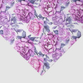 ピンクエレガントと紫のフローラ 薄葉紙 (詳細)
